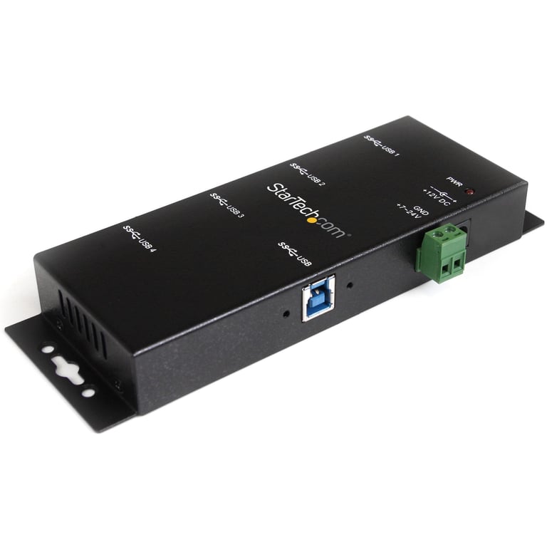 Startech.Com St4300Usbm Hub Usb 3.0 Superspeed Industriel Robuste 4 Ports Montable