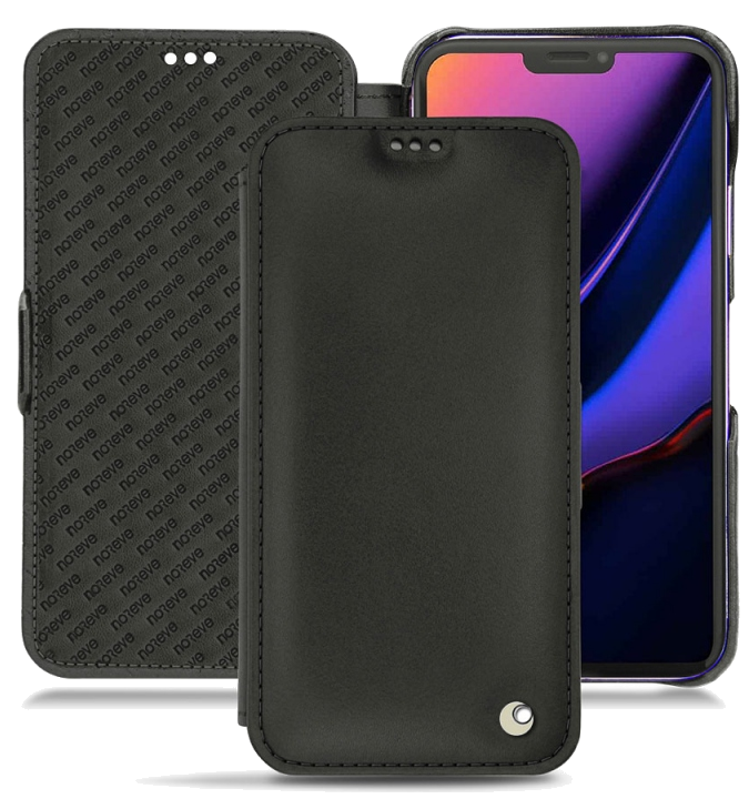 Housse cuir Apple iPhone 11 Pro - Rabat horizontalNoir