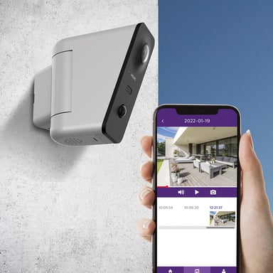 Cámara motorizada para exteriores PHILIPS 531050 Autotracking WelcomeEye View