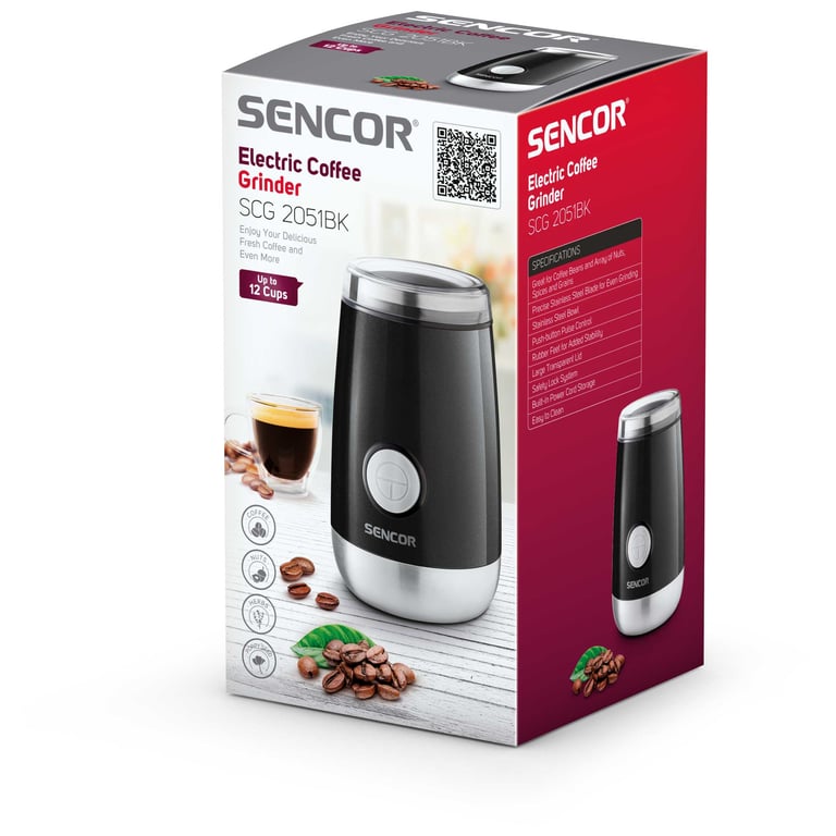 Moulin à café électrique Sencor SCG 2051BK - vue 5
