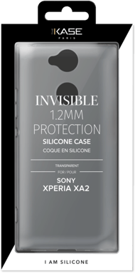 Guscio sottile e invisibile per Sony Xperia XA2 1,2 mm, trasparente
