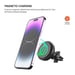 Fixed MagCool - Support de téléphone de voiture - Grille de ventilation - MagSafe - Chargeur sans fil - Noir