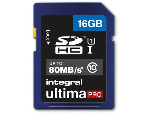 Integral INSDH16G10-80U1 mémoire flash 16 Go SD UHS-I