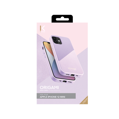 Coque Origami duo pour Apple iPhone 12 mini, Violet lilas