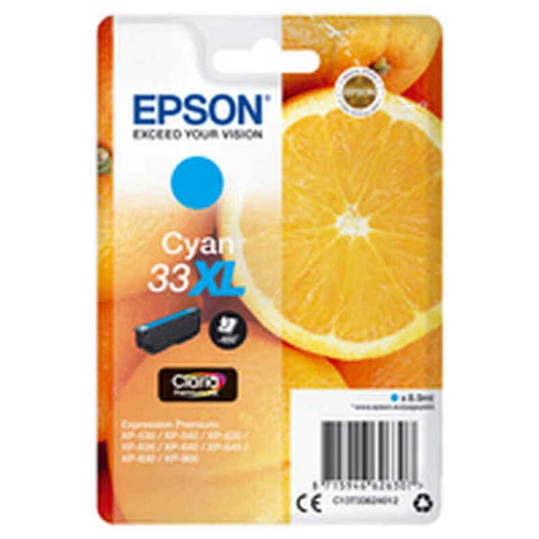 EPSON Cartouche dencre T3362 Cyan Oranges C13T33624012 - vue 4
