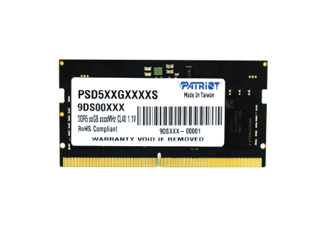 PATRIOT Barrette mémoire SODIMM DDR5 Signature Line PC5 38400 4800 MHz Neuf - vue 5