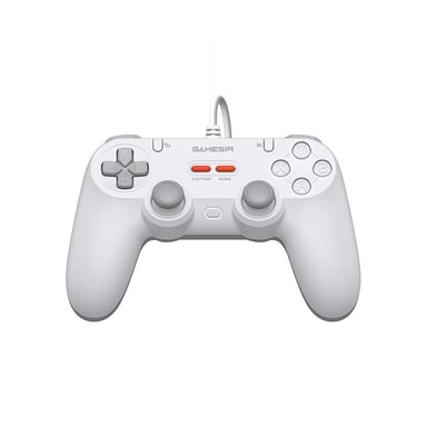 Manette de jeu filaire GameSir T3 Tegenaria Lite PC Switch iOS Android 1000 Hz Sticks Hall Effect Blanc