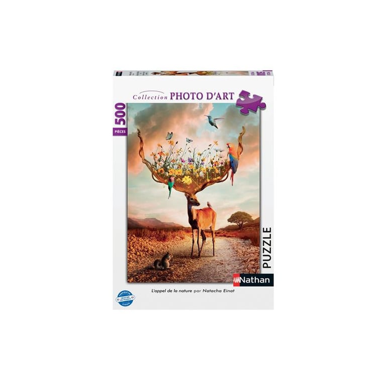 Puzzle 500 Pièces Nathan L appel de la nature - Neuf
