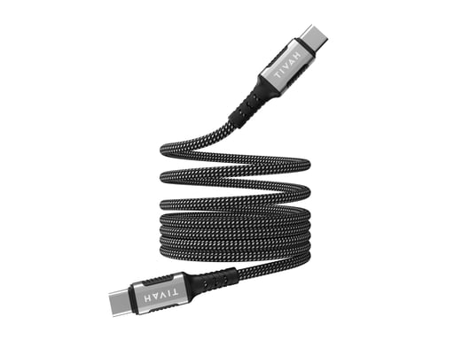 Havit 6939119077549 câble USB 1 m USB C Noir, Argent, Blanc