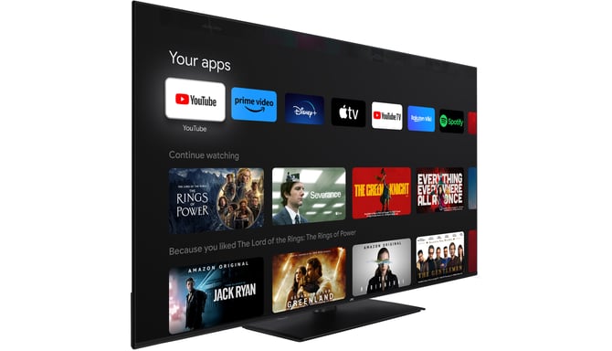 JVC LT-65VUQ3455 65 pollici QLED TV / TiVo Smart TV (4K UHD, HDR Dolby Vision, Dolby Atmos, Triple Tuner) [Classe di energia E] (823711)