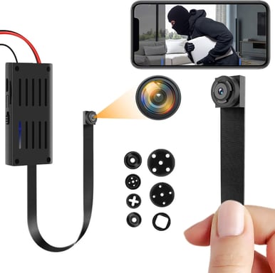Mini Caméra Espion Wifi Bouton Vidéosurveillance Full HD 1080p Android iOs YONIS