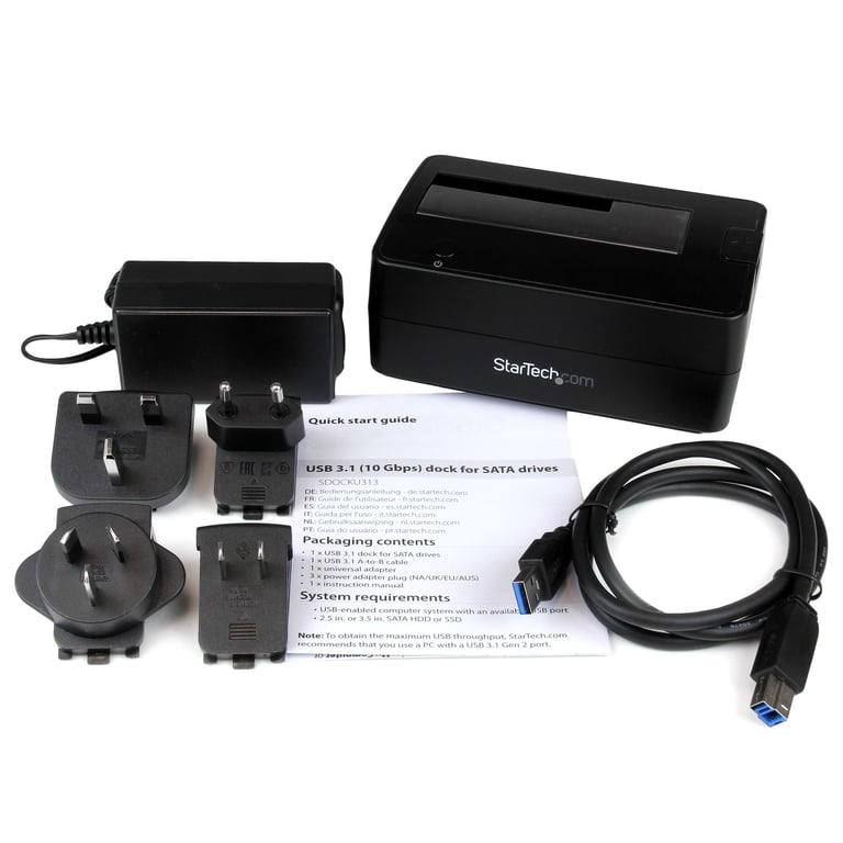 StarTech.com Station d'accueil USB 3.0 / eSATA externe pour disque dur SATA III 6 Gb/ de 2 5 /3 5 avec UASP et ventilateur Neuf - vue 7