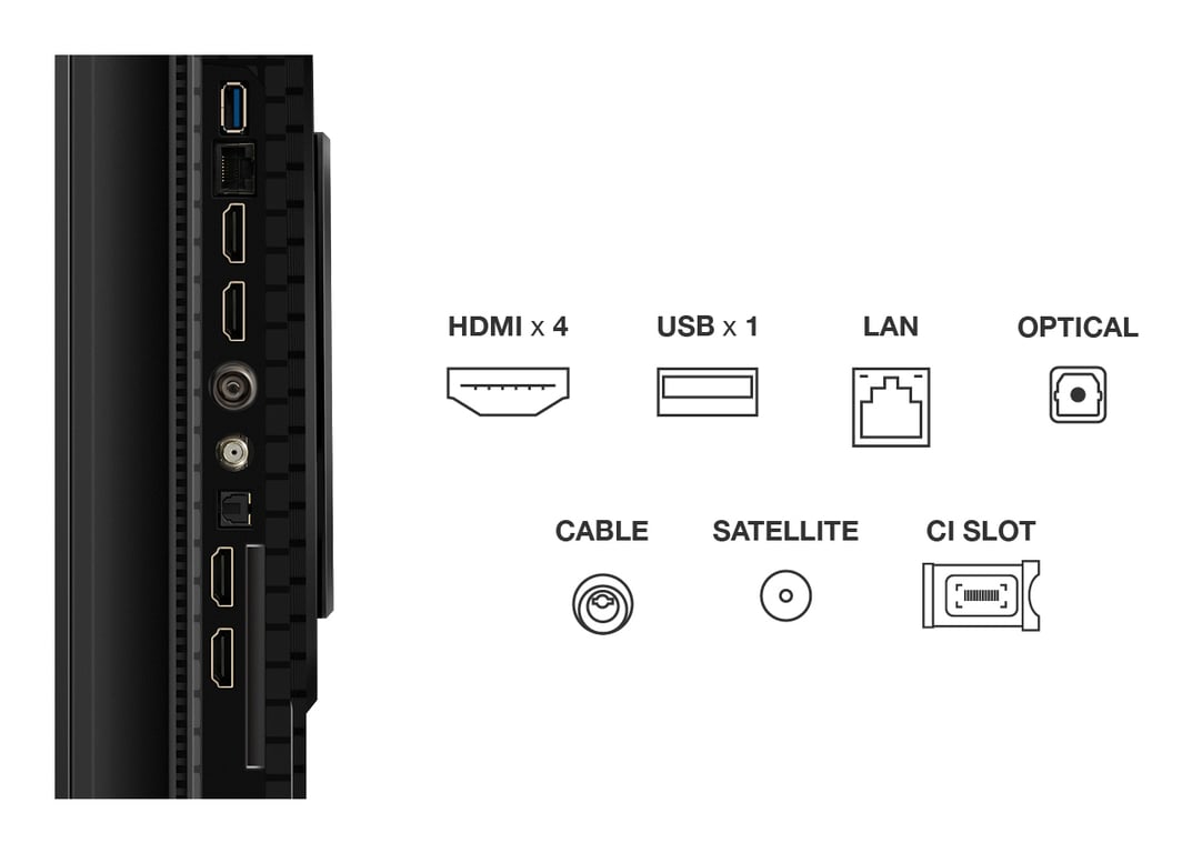 TV QLED 55P89K 144Hz 2025 - vue 4
