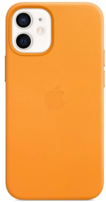 APPLE iPhone 12 mini Coque en cuir avec MagSafe - Pavot de Californie