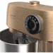 Robot pâtissier SENCOR STM 7630RS Gordon 1500 W, bol inox 5,5 L, hachoir à viande, trancheuse/râpe 4 cônes, machine à biscuits, beige/champagne