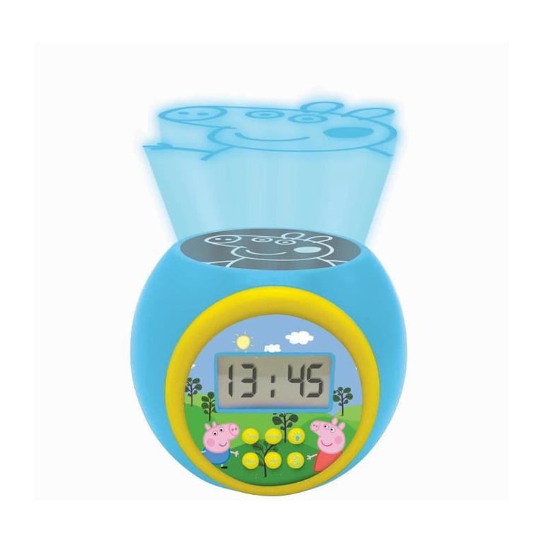 Réveil projecteur Peppa Pig avec minuteur - Neuf
