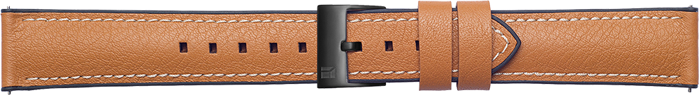 Bracelet en cuir marron Urban Traveller 20mm pour Galaxy Watch
