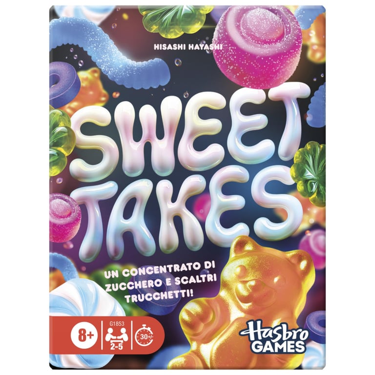 Hasbro Gaming Sweet Takes Jeu De Stratégie Avec Cartes Pour Enfants Dès 2 5 Joueurs En Italien Neuf