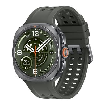 Galaxy Watch Ultra2 (2026) GPS+Cellular, Boitier de 47 mm en Argent Titane avec Bracelet Vert