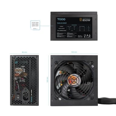 FUENTE ALIMENTACION ATX 850W APFC 80PLUS BRONCE