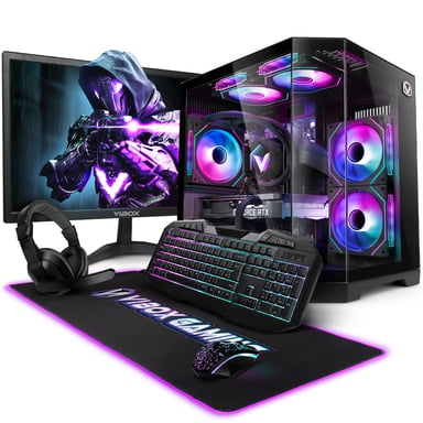 Vibox PC Gamer Complet - Ryzen 7 5700X, RTX 5050, 16 Go RAM, 500 Go SSD, Windows 11, WiFi 6 + Bluetooth 5.4