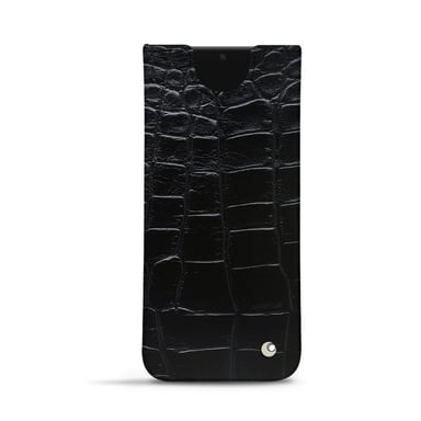 Pochette cuir Samsung Galaxy S22 Ultra - Pochette - Noir - Cuirs spéciaux