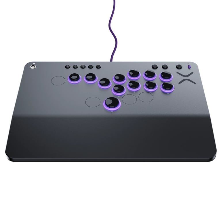 PDP Victrix Pro KO Leverless Fight Stick Gris USB Fightstick PC, Xbox Series S, Xbox Series X - Neuf
