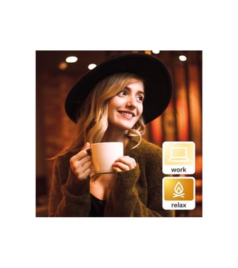 INNR E27 Connected Bulb -Wifi Direct - Confezione da 2 Bianco caldo 2700 K Intensità regolabile.