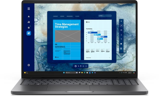 DELL Pro PC16250 Intel Core 5 120U Computer portatile 40,6 cm (16'') Full HD+ 8 GB DDR5-SDRAM 512 GB SSD Wi-Fi 6E (802.11ax) Windows 11 Pro Francese Platino