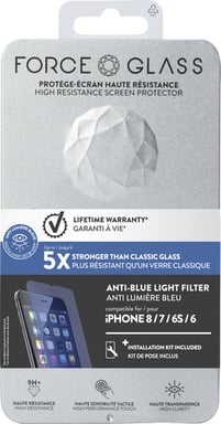 Bigben Connected FGEVOIP7AB écran et protection arrière de téléphones portables Protection d'écran transparent Apple 1 pièce(s)