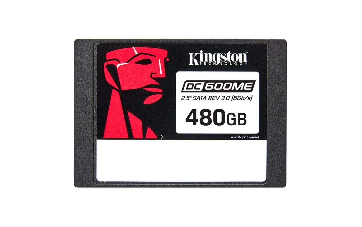 Kingston DC600ME - SSD - Mixed Use - chiffré - 480 Go - interne - 2.5 - SATA 6Gb/s - AES 256 bits - TCG Opal Encryption 2.0