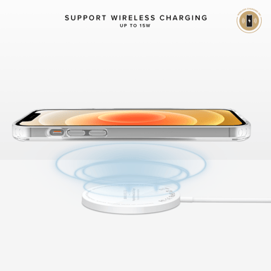 Guscio ibrido invisibile per Apple iPhone 12 mini, trasparente