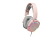 Mars Gaming MHAX Rosa, Auriculares Gaming RGB, Micrófono Extraíble, HiFi, Compatibilidad Multiplataforma