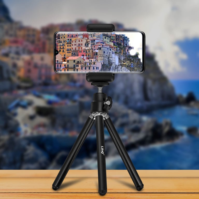 Mini Trépied Rotatif 360° Smartphone Largeur 51 à 85mm HD 3053 LinQ Neuf - vue 2