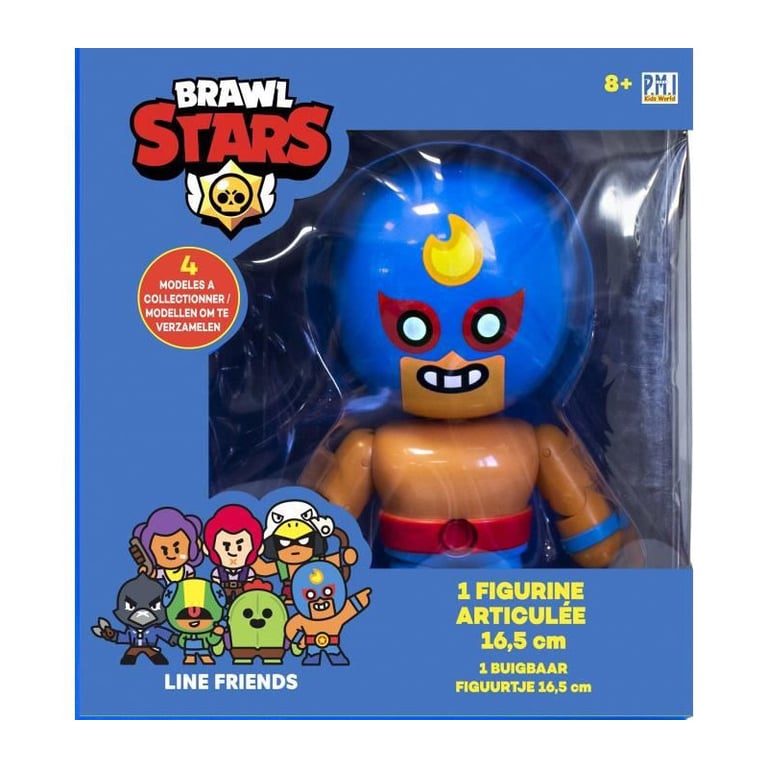 Lansay BRAWL STARS 1 Figurine Articulée 16 5 Cm El Primo Personnages du Célèbre Jeu Vidéo Brawl Stars Figurine à Collectionner 4 Modèles au Choix Dès - vue 3