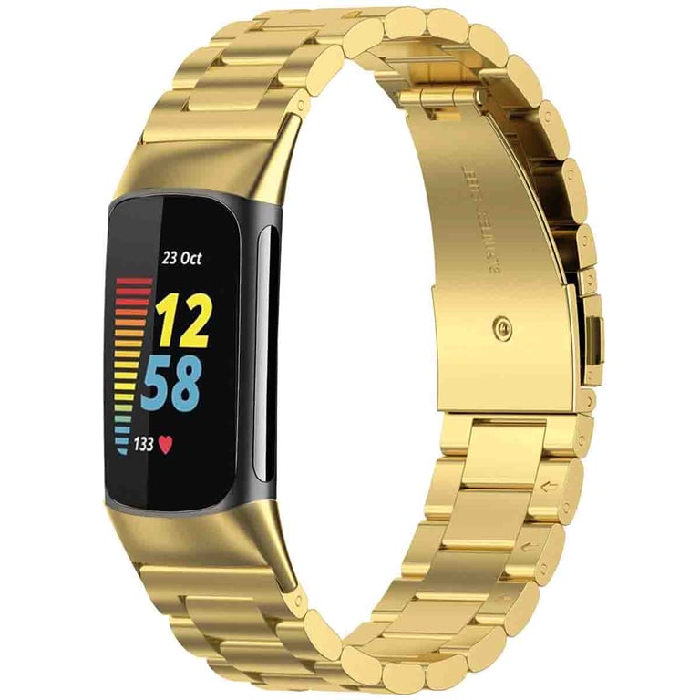 Bracelet Fitbit Charge 5  - Doré - vue 6