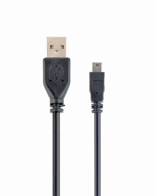 Gembird 1.8m USB 2.0 A/mini-USB M câble USB 1,8 m USB A Mini-USB B Noir