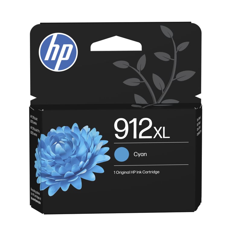 HP 912XL Cartouche d'encre cyan authentique grande capacité Neuf