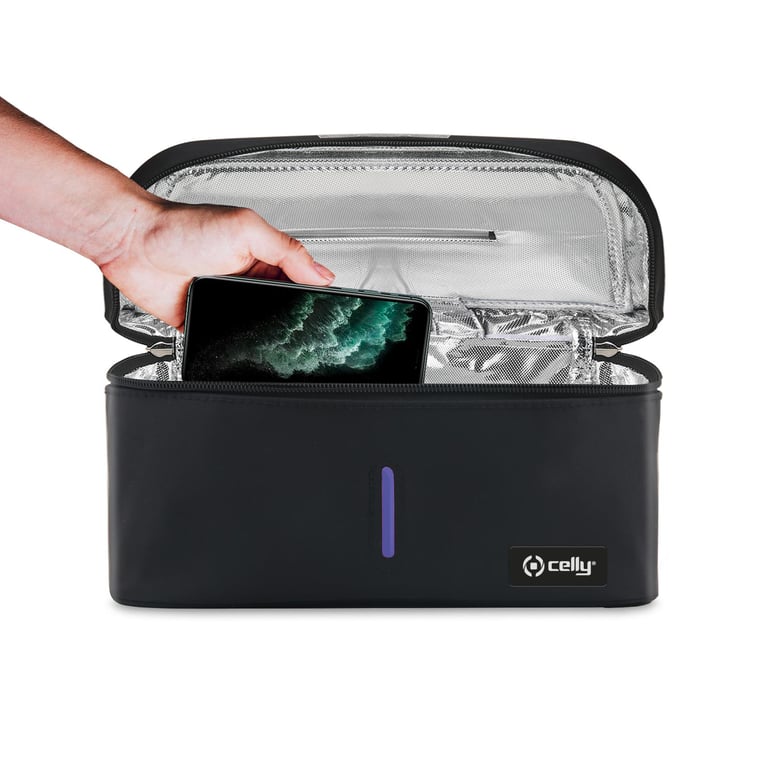 Celly STERILIZERBAG stérilisateur par ultraviolets Noir UV-C - Neuf