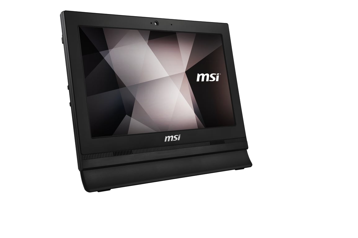 MSI Pro 16T 10M-243DE Intel® Celeron® 5205U 39,6 cm (15.6 ) 1366 x 768 pixels Écran tactile PC All-in-One 4 Go DDR4-SDRAM 128 Go SSD Windows 11 Pro Wi-Fi 5 (802.11ac) Noir - Neuf