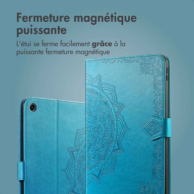 imoshion Coque tablette pour Samsung Galaxy Tab A9 Plus - Turquoise