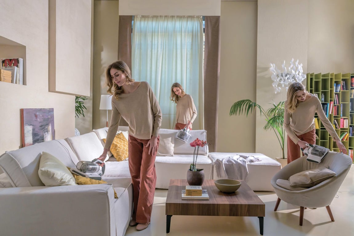 Aspirateur Matelas HOOVER HMC510UV Léger Détecteur de Poussière Lumière UV C Anti Allergène - vue 3