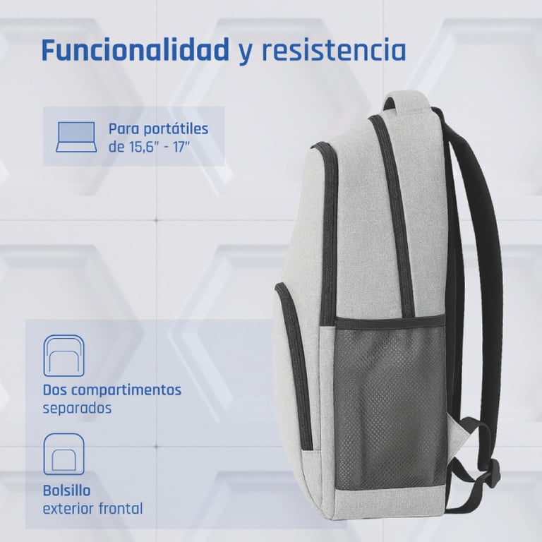 iggual IGG320235 sacoche d'ordinateurs portables 43 2 cm 17 Sac à dos Neuf - vue 3