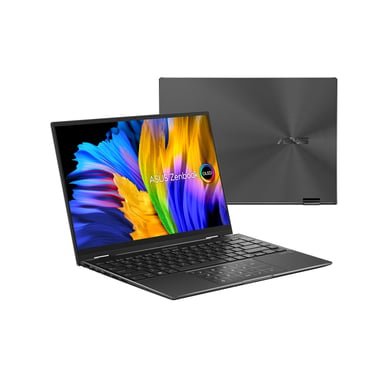 ASUS Zenbook 14 Flip OLED UN5401RA-KN080W laptop AMD Ryzen™ 9 6900HX Hybride (2-en-1) 35,6 cm (14'') Écran tactile 2.8K 16 Go LPDDR5-SDRAM 1 To SSD Wi-Fi 6E (802.11ax) Windows 11 Home Noir