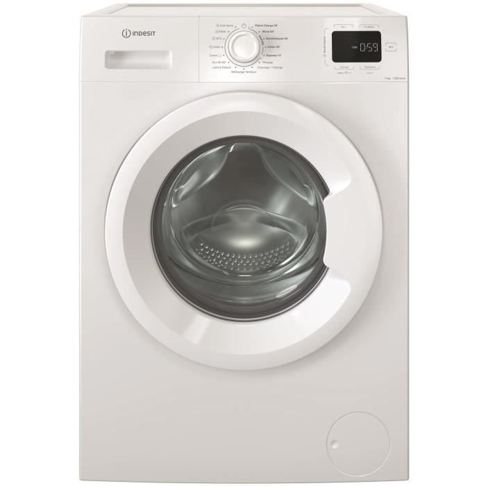 Lave linge hublot INDESIT IM962MYTIMEFR MyTime 9 kg Induction L60cm 1200 trsmin Classe A - vue 5