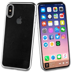 Coque Bling Argent: Apple Iphone X/Xs