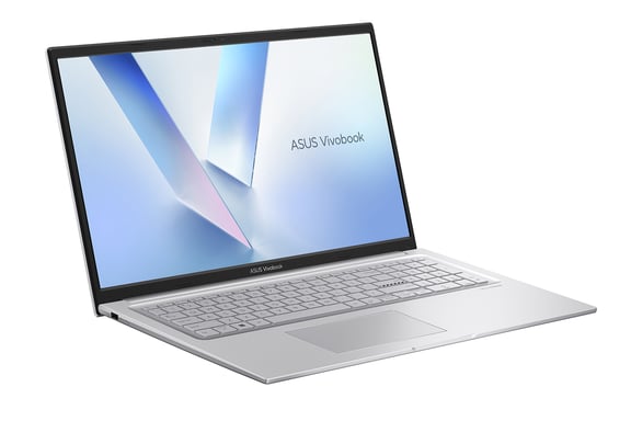 Asus VivoBook 17 Core 7 150U (17,3”) jusqu'à 5.4 GHz, 512 Go SSD, 16 Go DDR5, Intel Graphics, Argenté - AZERTY