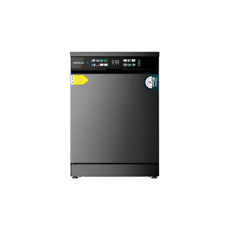 Cecotec Lave vaisselle 60cm Bolero Aguazero 6210 D Lave vaisselle 15 couverts Classe D écran FullColor Dual Zone Aquastop Dry+ Plateau réglable AutoClean Sécurité Enfant. - vue 2