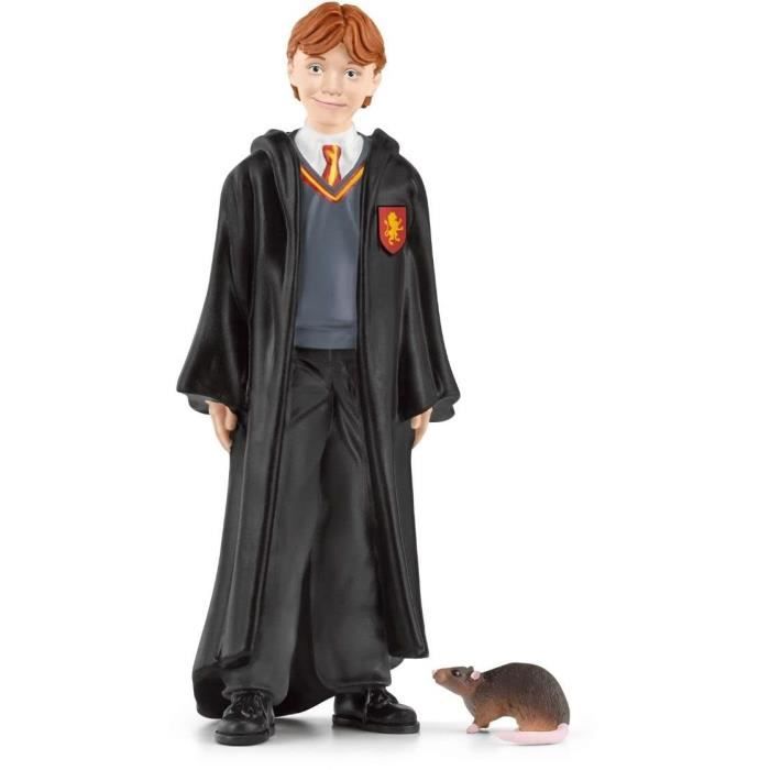 Ron et croûtard Figurine de 'univers Harry Potter® pour enfants dès 4 x 2 x 10 cm schleich 42634 WIZARDING WORLD