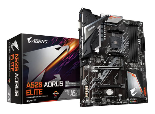 Gigabyte Gigaoctet Aorus A520 Aorus Elite - vue 1